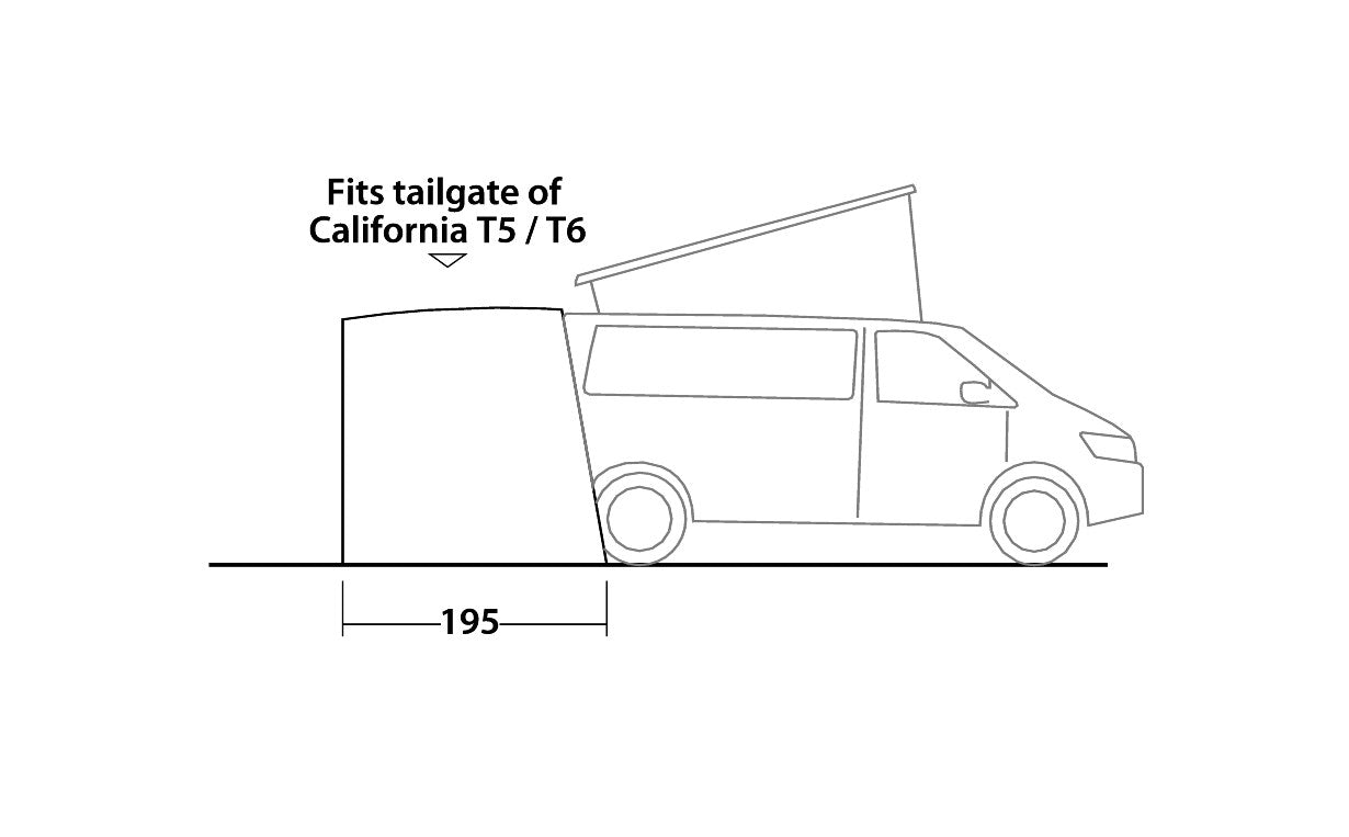Easy Camp Crowford Rear Tailgate Awning