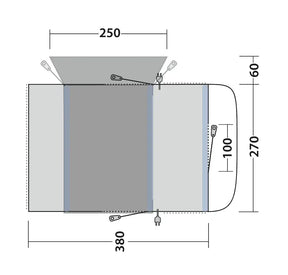 Outwell Wolfburg Air Drive Away Awning