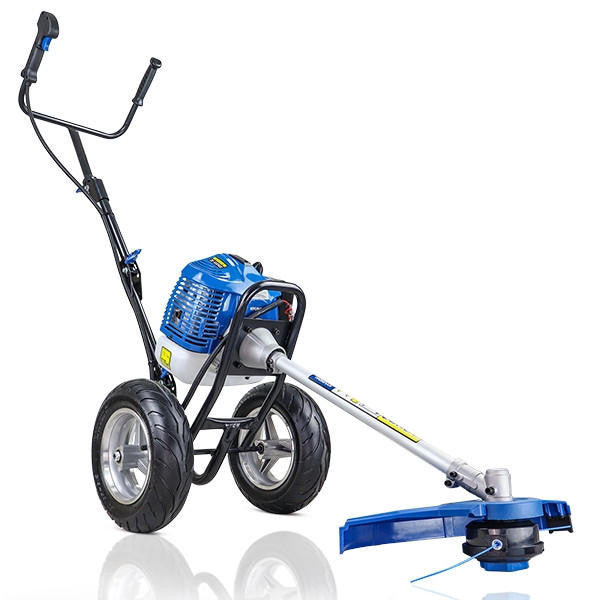 Hyundai 52cc Petrol Wheeled Grass Trimmer 43cm Cutting Width Large Wheels | HYWT5200X
