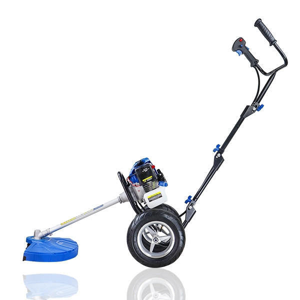 Hyundai 52cc Petrol Wheeled Grass Trimmer 43cm Cutting Width Large Wheels | HYWT5200X