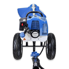 Hyundai 52cc Petrol Wheeled Grass Trimmer 43cm Cutting Width Large Wheels | HYWT5200X