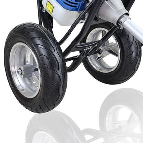 Hyundai 52cc Petrol Wheeled Grass Trimmer 43cm Cutting Width Large Wheels | HYWT5200X
