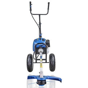 Hyundai 52cc Petrol Wheeled Grass Trimmer 43cm Cutting Width Large Wheels | HYWT5200X
