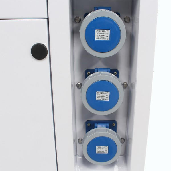 Hyundai 11.2kW / 14kVA Three Phase, 400v / 230v Diesel Generator, 1500rpm Water-cooled Slow Running Genset, Silenced Canopy | DHY14KSE