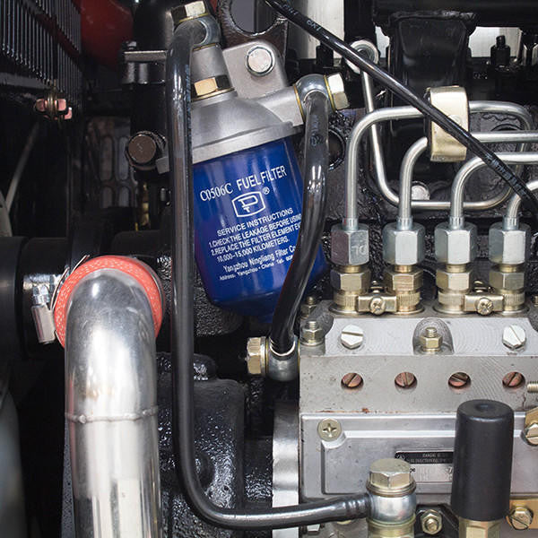 Hyundai 11.2kW / 14kVA Three Phase, 400v / 230v Diesel Generator, 1500rpm Water-cooled Slow Running Genset, Silenced Canopy | DHY14KSE