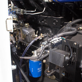Hyundai 11.2kW / 14kVA Three Phase, 400v / 230v Diesel Generator, 1500rpm Water-cooled Slow Running Genset, Silenced Canopy | DHY14KSE