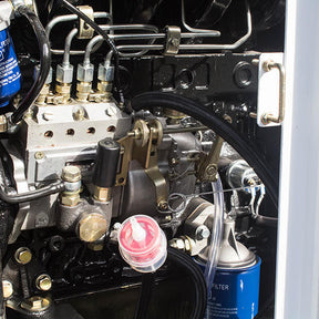 Hyundai 11.2kW / 14kVA Three Phase, 400v / 230v Diesel Generator, 1500rpm Water-cooled Slow Running Genset, Silenced Canopy | DHY14KSE