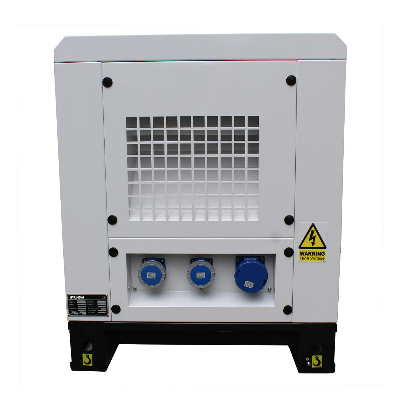 Hyundai 18kW / 22.5kVA* Single Phase, 230v Diesel Generator, 1500rpm Water-cooled Slow Running Genset ,Silenced Canopy | DHY18KSEm