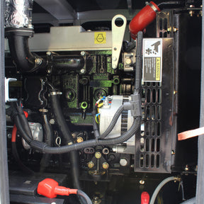 Hyundai 18kW / 22.5kVA* Single Phase, 230v Diesel Generator, 1500rpm Water-cooled Slow Running Genset ,Silenced Canopy | DHY18KSEm