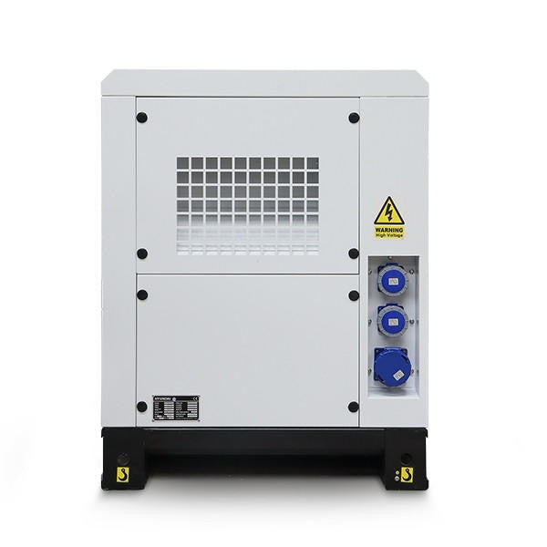 Hyundai 28kW / 35kVA* Single Phase, 230v Diesel Generator, 1500rpm Water-cooled Slow Running Genset, Silenced Canopy | DHY28KSEm