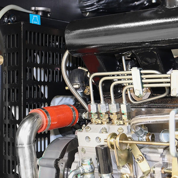 Hyundai 28kW / 35kVA* Single Phase, 230v Diesel Generator, 1500rpm Water-cooled Slow Running Genset, Silenced Canopy | DHY28KSEm