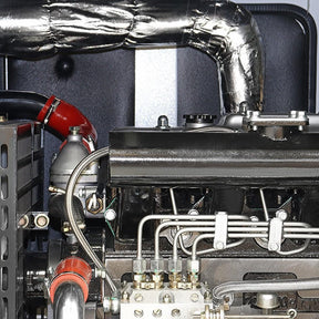 Hyundai 28kW / 35kVA* Single Phase, 230v Diesel Generator, 1500rpm Water-cooled Slow Running Genset, Silenced Canopy | DHY28KSEm