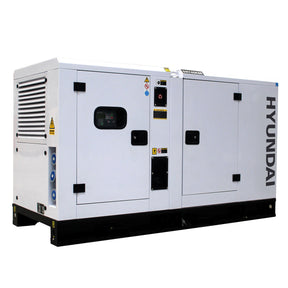 Hyundai 35kW / 45kVA Three Phase 400v / 230v Diesel Generator, 1500rpm Water-cooled Slow Runnning Genset,Silenced Canopy | DHY45KSE