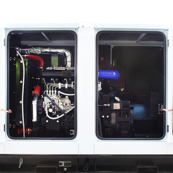 Hyundai 35kW / 45kVA Three Phase 400v / 230v Diesel Generator, 1500rpm Water-cooled Slow Runnning Genset,Silenced Canopy | DHY45KSE