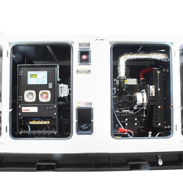 Hyundai 35kW / 45kVA Three Phase 400v / 230v Diesel Generator, 1500rpm Water-cooled Slow Runnning Genset,Silenced Canopy | DHY45KSE