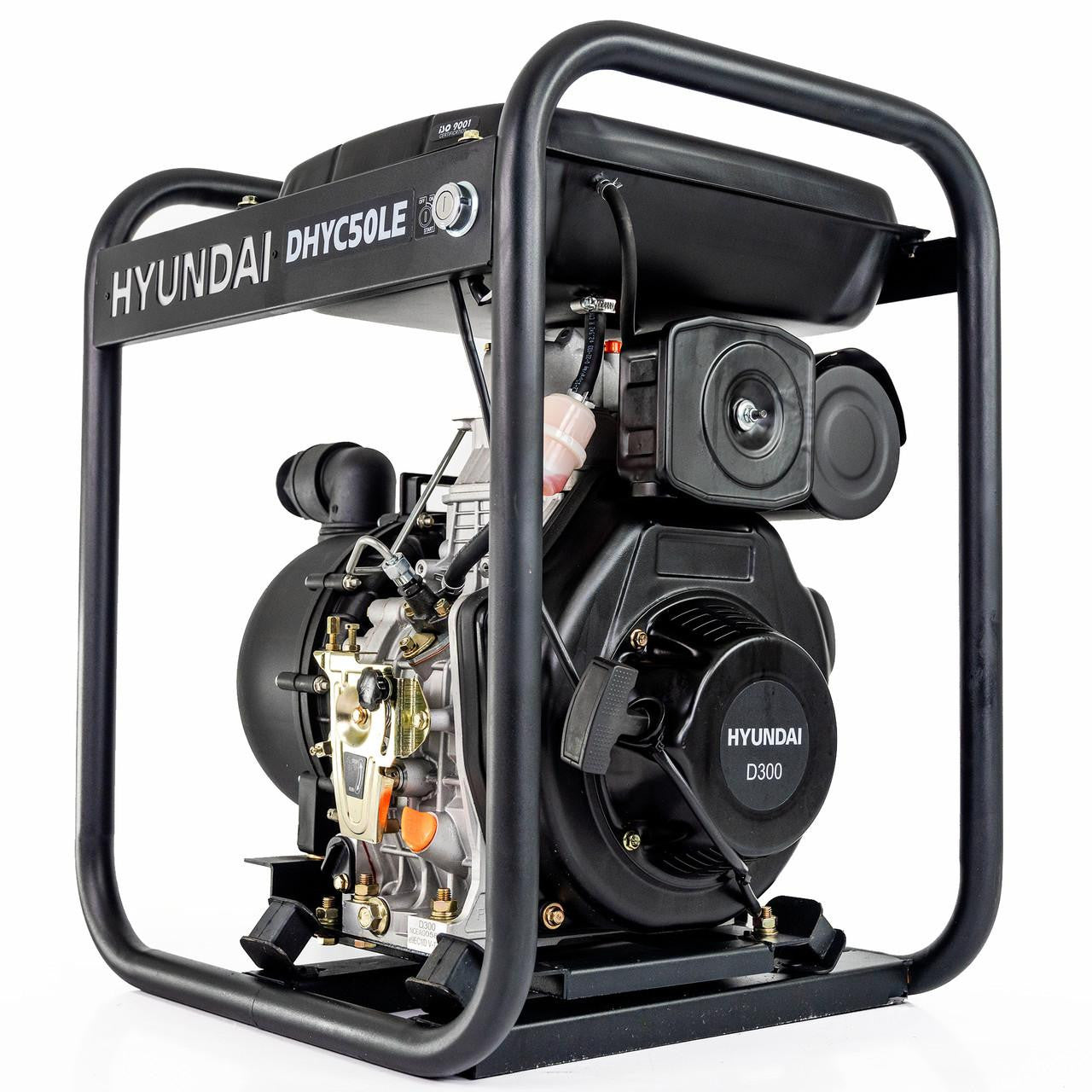 Hyundai 50mm 2" Diesel Chemical Water Pump, 35m Total Head, 7m Lift, 533L/min Flow Rate, 6hp, 296cc | DHYC50LE