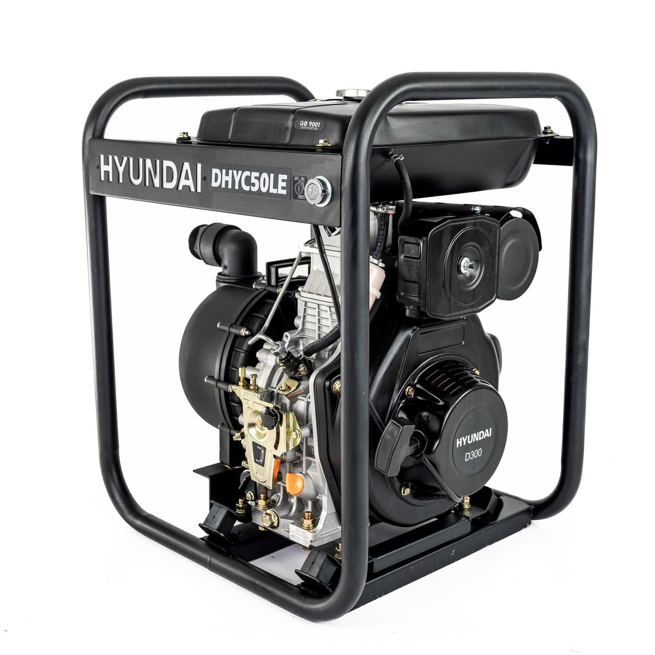 Hyundai 50mm 2" Diesel Chemical Water Pump, 35m Total Head, 7m Lift, 533L/min Flow Rate, 6hp, 296cc | DHYC50LE