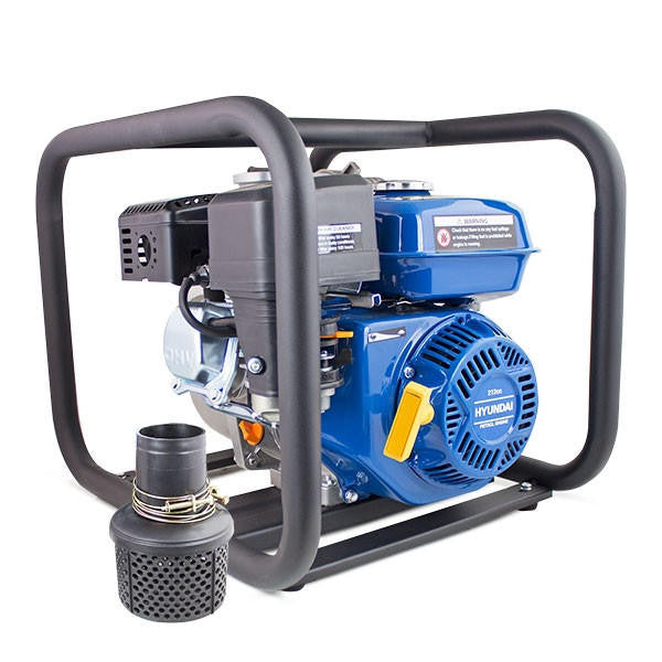 Hyundai 80mm 3" Petrol Clean Water Pump, 28m Total Head, 7m Lift, 966L/min Flow Rate| HY80