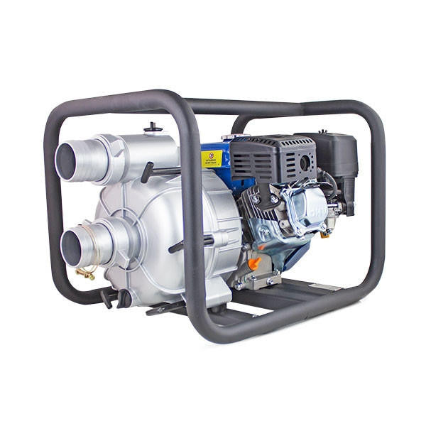 Hyundai 75mm 3" Petrol Trash Water Pump, 25m Total Head, 7m Lift, 1,000L/min Flow Rate | HYT80
