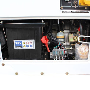 Hyundai 5.8kW / 7.5kVA* Silenced Diesel Generator, 3000rpm, Long Running Standby, 230v Single Phase Output | DHY8000SELR