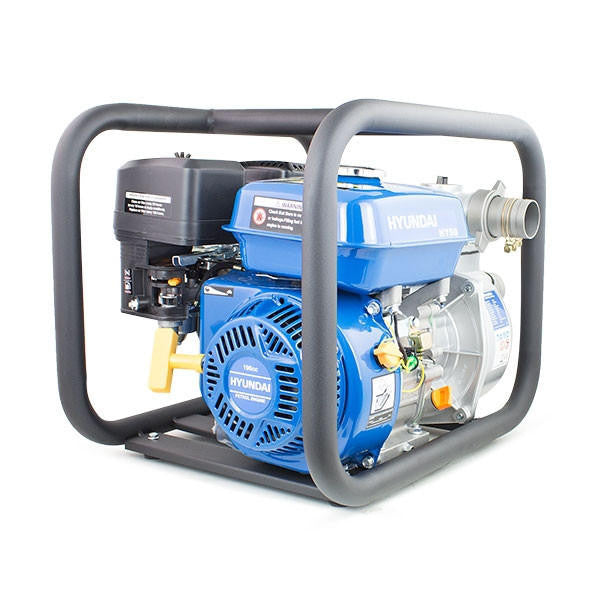 Hyundai 50mm 2" Petrol Clean Water Pump, 32m Total Head, 7m Lift, 466L/min Flow Rate | HY50