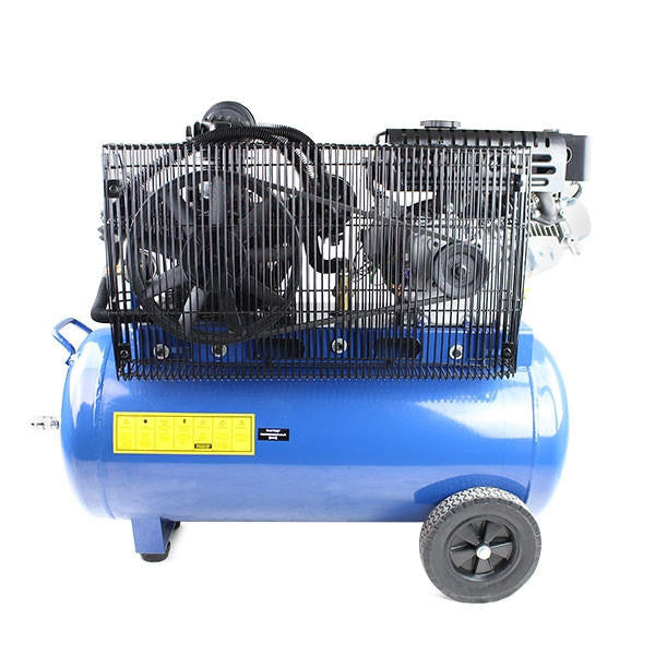 Hyundai 7hp 90L Heavy Duty Petrol Air Compressor 10.7CFM 145psi Belt Drive | HY70100P