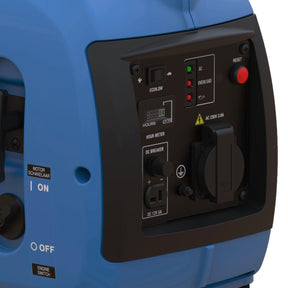 Hyundai 1000W / 1kW Petrol Inverter Generator, Pure Sine Wave Output, Portable, Lightweight & Style, Low Noise | HY1000Si