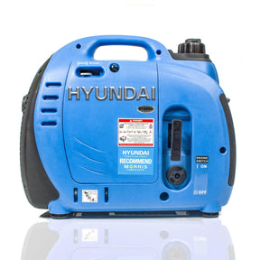 Hyundai 1000W / 1kW Petrol Inverter Generator, Pure Sine Wave Output, Portable, Lightweight & Style, Low Noise | HY1000Si