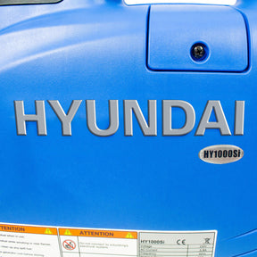 Hyundai 1000W / 1kW Petrol Inverter Generator, Pure Sine Wave Output, Portable, Lightweight & Style, Low Noise | HY1000Si