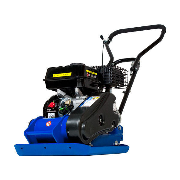 Hyundai 60kg, 37cm, 196cc Petrol Plate Compactor, Wheel Kit and Paving Pad | HYCP6570