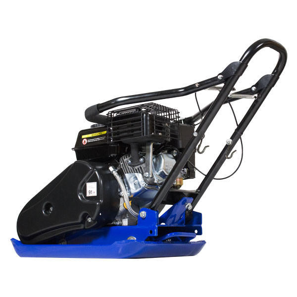 Hyundai 81.5kg, 42cm, 196cc Petrol Plate Compactor, Wheel Kit and Paving Pad | HYCP9070