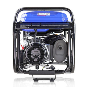 Hyundai 8kW / 10kVA* Petrol Open Frame Site Generator, Recoil and Electric Start | HY10000LEK-2