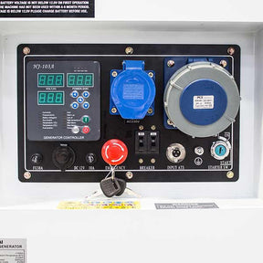 Hyundai 10kW / 12.5kVA* Diesel Standby Generator, 230v Single Phase Output, 3000rpm, Quiet Silenced Canopy | DHY12500SE