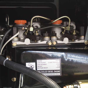 Hyundai 10kW / 12.5kVA* Diesel Standby Generator, 230v Single Phase Output, 3000rpm, Quiet Silenced Canopy | DHY12500SE