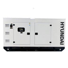 Hyundai 100kW / 125kVA* Three Phase, 400v /230v Diesel Generator, 1500rpm Water-cooled Slow Running Genset, Silenced Canopy | DHY125KSE