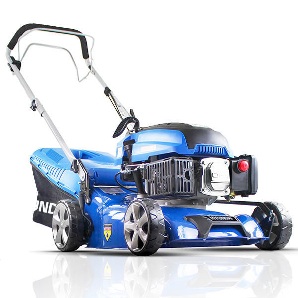Hyundai 17" / 42cm 139cc Self-Propelled Petrol Lawnmower, 25-75mm Cuts, Rear Discharge | HYM430SP
