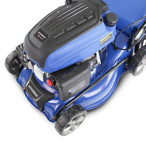 Hyundai 17" / 42cm 139cc Self-Propelled Petrol Lawnmower, 25-75mm Cuts, Rear Discharge | HYM430SP