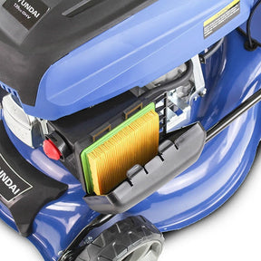 Hyundai 17" / 42cm 139cc Self-Propelled Petrol Lawnmower, 25-75mm Cuts, Rear Discharge | HYM430SP