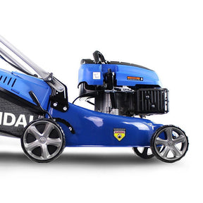 Hyundai 17" / 42cm 139cc Self-Propelled Petrol Lawnmower, 25-75mm Cuts, Rear Discharge | HYM430SP