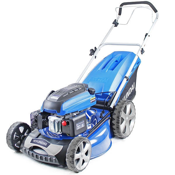Hyundai 20" / 51cm 196cc 4-in-1 Self-Propelled Petrol Lawnmower, Mulch, Rear & Side Discharge, Hose Connector| HYM510SP