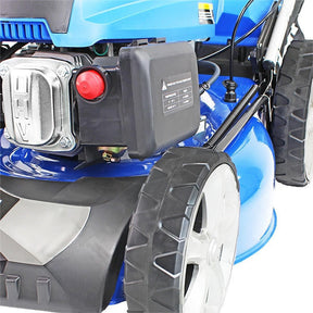 Hyundai 20" / 51cm 196cc 4-in-1 Self-Propelled Petrol Lawnmower, Mulch, Rear & Side Discharge, Hose Connector| HYM510SP