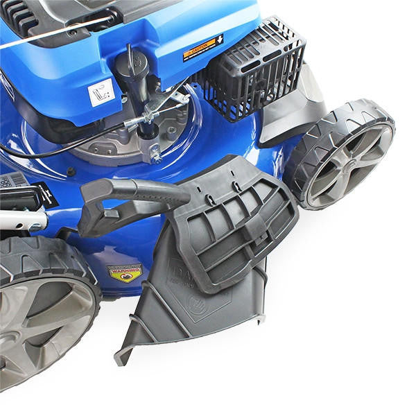Hyundai 20" / 51cm 196cc 4-in-1 Self-Propelled Petrol Lawnmower, Mulch, Rear & Side Discharge, Hose Connector| HYM510SP