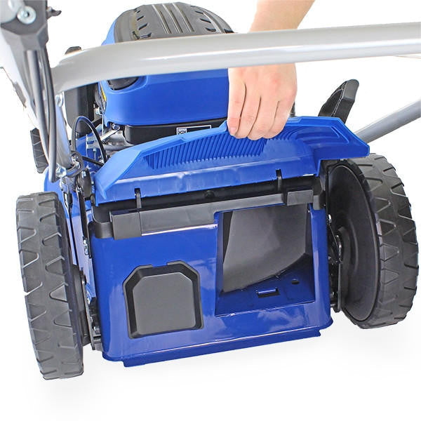 Hyundai 20" / 51cm 196cc 4-in-1 Self-Propelled Petrol Lawnmower, Mulch, Rear & Side Discharge, Hose Connector| HYM510SP