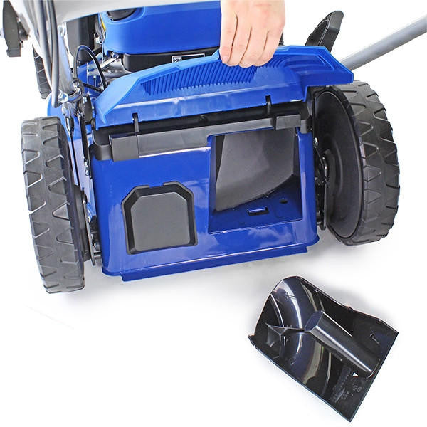 Hyundai 20" / 51cm 196cc 4-in-1 Self-Propelled Petrol Lawnmower, Mulch, Rear & Side Discharge, Hose Connector| HYM510SP