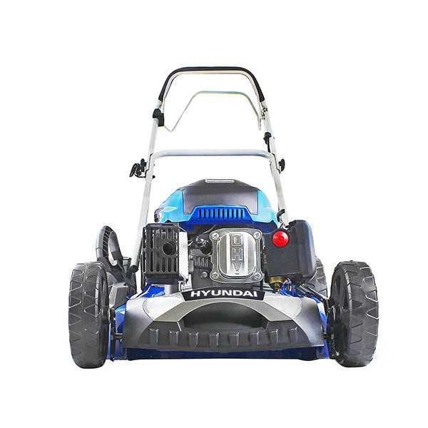 Hyundai 20" / 51cm 196cc 4-in-1 Self-Propelled Petrol Lawnmower, Mulch, Rear & Side Discharge, Hose Connector| HYM510SP