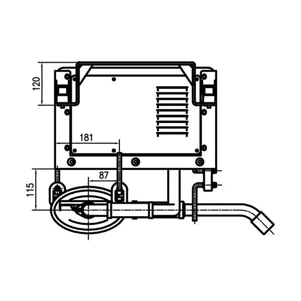 Hyundai Petrol 3.5kW Underslung Vehicle Mounted RVi Generator, Pure Sine Wave Output, Includes Fittings & Panel | HY3500RVi