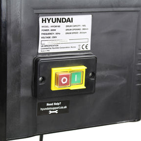 Hyundai 650w 160L Portable Electric Cement Concrete Mixer 230v | HYCM160E