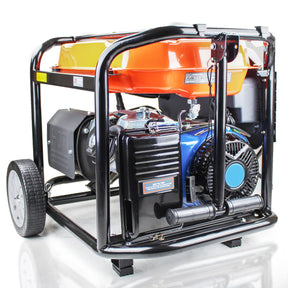 P1 7.9kW / 9.8kVa* Petrol Open Frame Site Generator, Electric Start & Wheel Kit | P10000LE