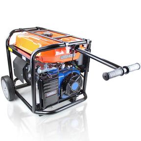 P1 7.9kW / 9.8kVa* Petrol Open Frame Site Generator, Electric Start & Wheel Kit | P10000LE