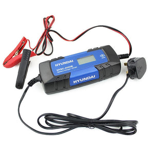 Hyundai 4 Amp SMART Battery Charger 6v /12v | HYSC-4000E